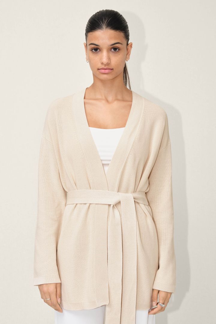 DRYKORN Strickjacke mit Gürtel Vemona