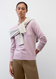 MARC O`POLO Rundhals-Feinstrick-Pullover mit Kaschmirwolle