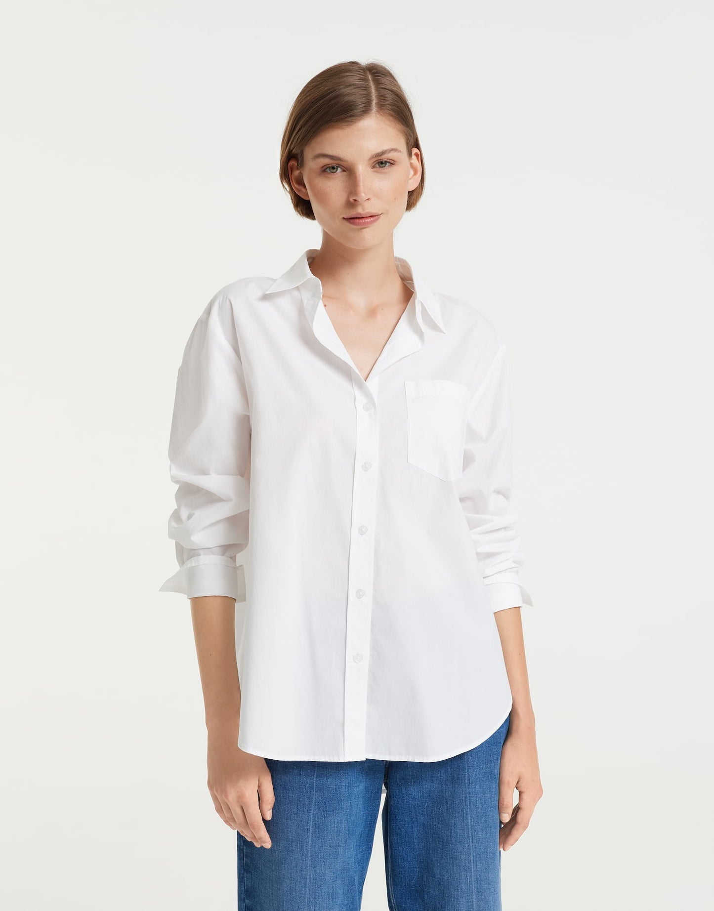 OPUS Baumwollbluse Farubi